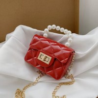 2024新款果冻包ladieshandbags2024包包珍珠手提果冻包