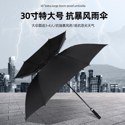 <!--30寸透气双层高尔夫伞大号商务直杆自动伞礼品广告商务高尔夫伞-->